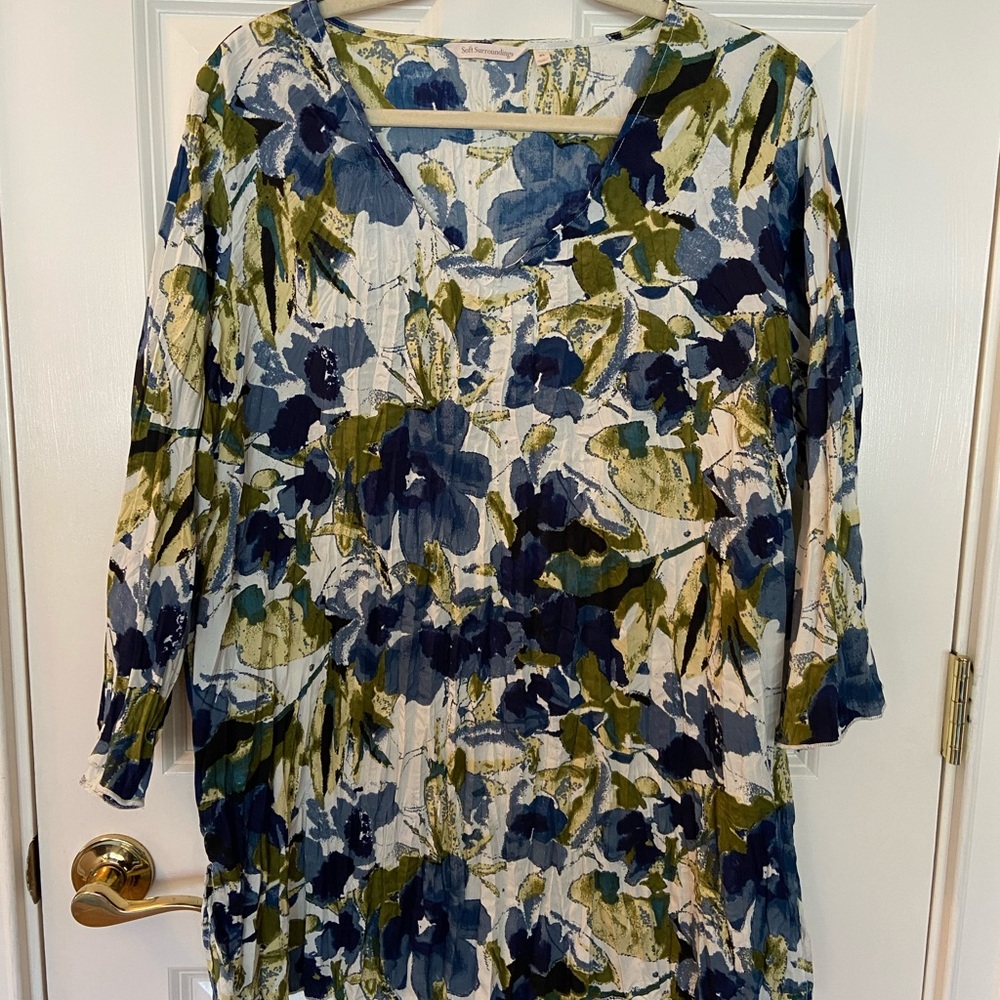 Soft Surroundings Crinkle Tunic